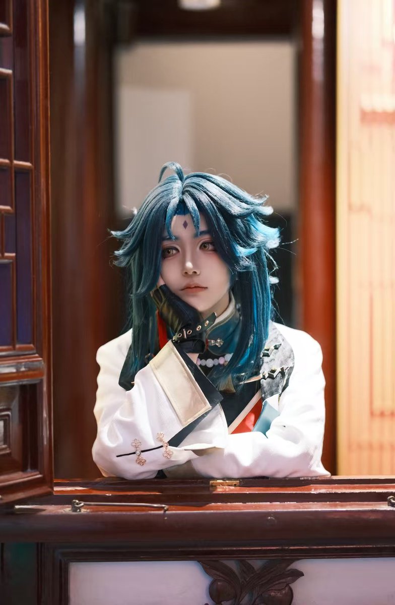 pu_laner's tweet image. 与君同行
模特：我
摄影：素水
后期：我
#魈 #xiao #cosplay #GenshinImpact