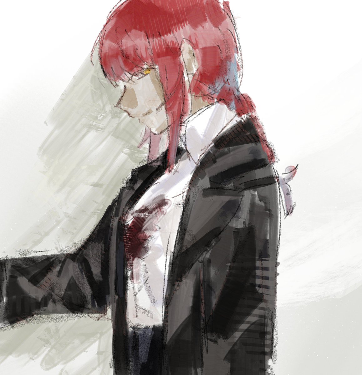 CAT_QO's tweet image. makima i guess  #チェンソーマン #chainsawman