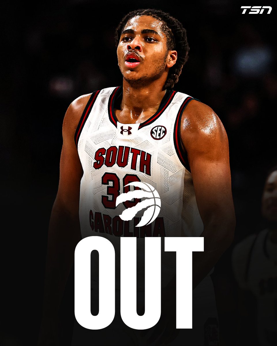 TSN (@tsn_sports) on Twitter photo Raptors rookie Collin Murray-Boyles will miss tonight’s Summer League debut with a left adductor strain.
He is expected to be back for Game 2, per <a href="/JLew1050/">Josh Lewenberg</a> Raptors rookie Collin Murray-Boyles will miss tonight’s Summer League debut with a left adductor strain.
He is expected to be back for Game 2, per <a href="/JLew1050/">Josh Lewenberg</a>