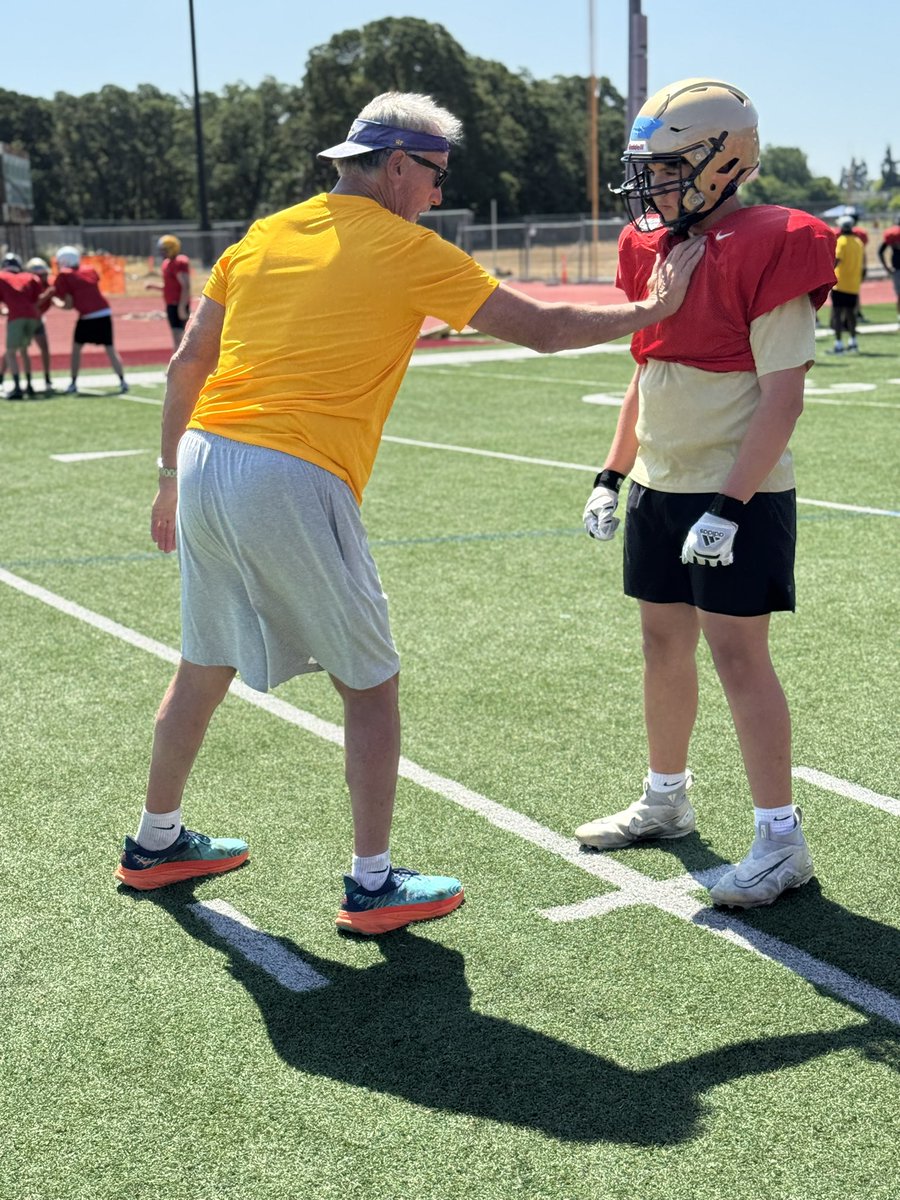 Day 1 of Trench Camp 2025 is in the books! 

Every kid attending had the chance to learn from NFL legends at the lineman position. 

We’ve been getting our hands in the dirt for 14 years &amp; it never gets old teaching new blood important techniques!

See you tomorrow!