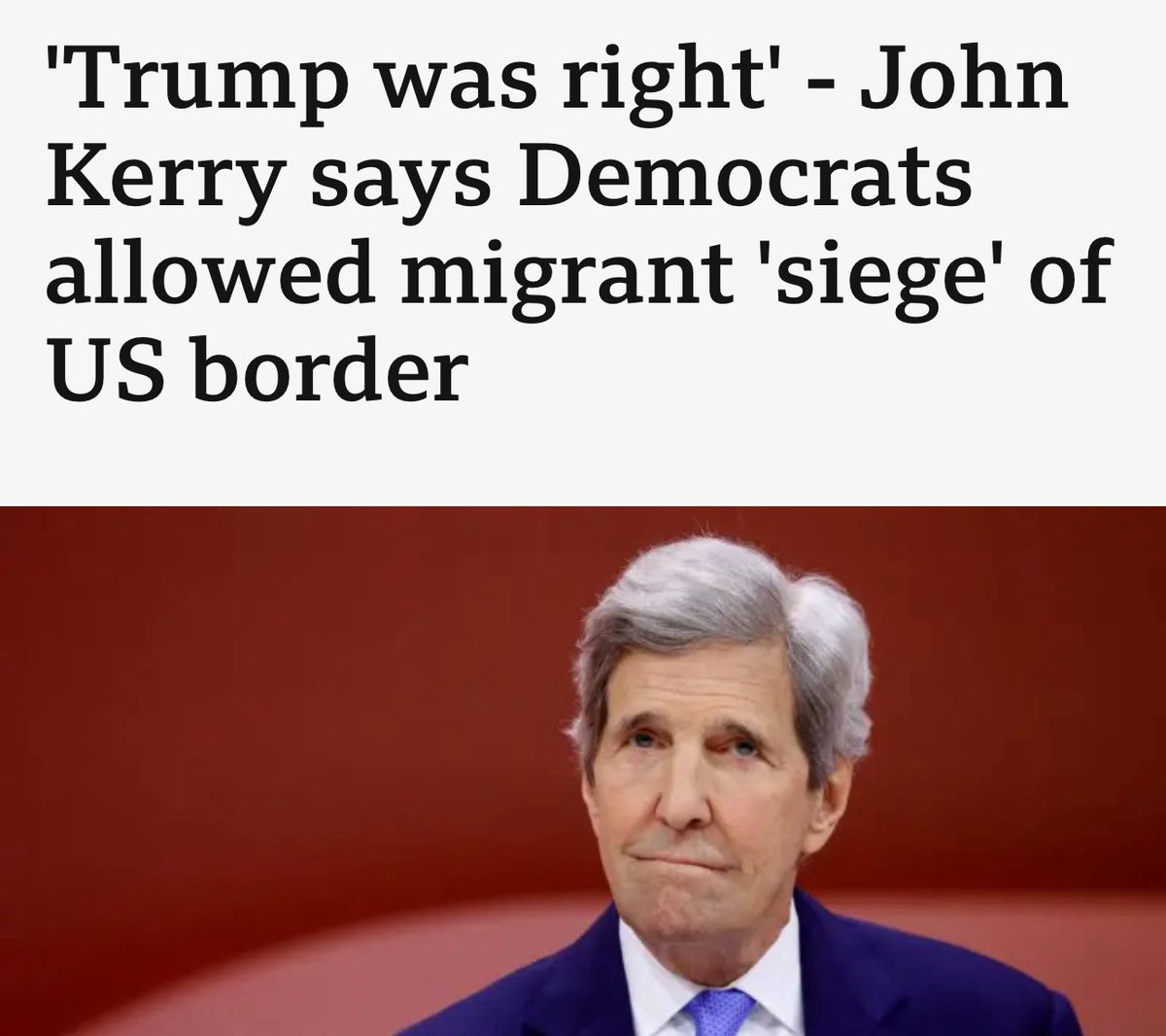 Even Democrats now admit that President Trump was completely right about the border crisis.