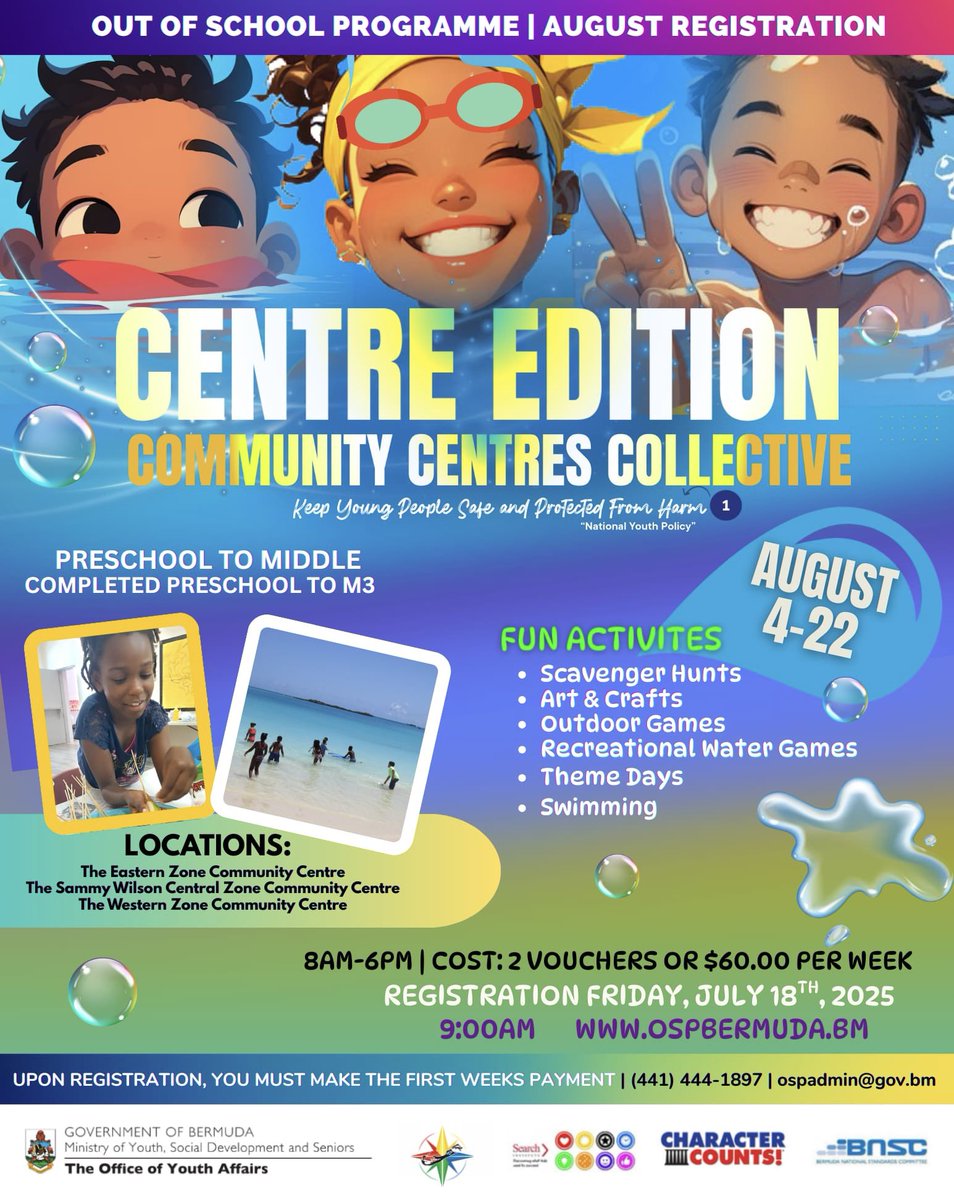 toyabda's tweet image. You asked for it!! We made it happen! REGISTRATION for OSP Summer August Programme will be Friday,July 18🤩🤩9:00AM The location will be for all three Community Centres sites🥳. August 4-22⭐️⭐️🎊🎊