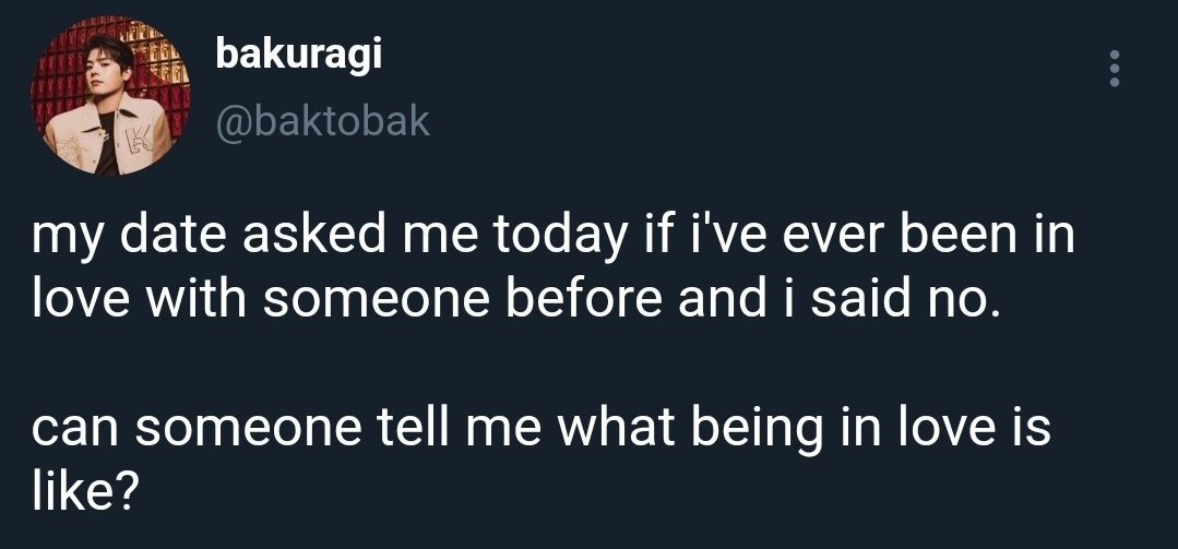 dagstangent's tweet image. the wrong equation (but the right answer)
a mini #bakugotak #bkgt au
where baku asks an innocent question and receives answers that makes him realize some things about his relationship with his best friend.