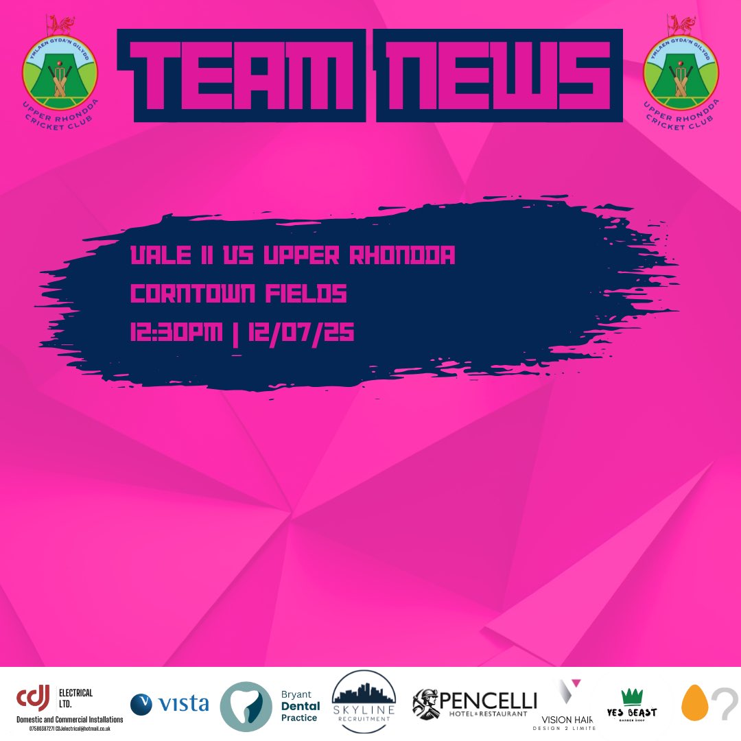 Upper Rhondda Cricket Club tweet media