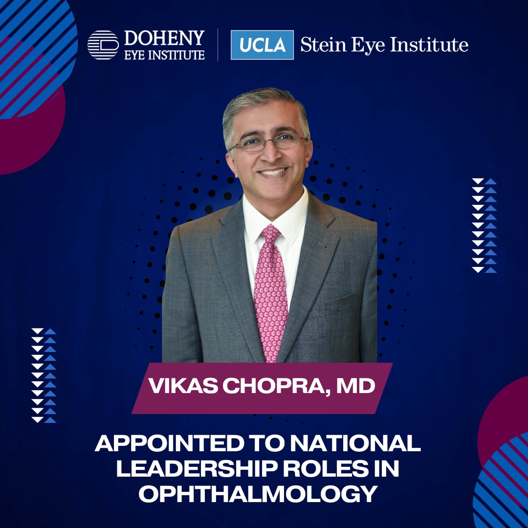 Big congratulations to Dr. Vikas Chopra on not one, but two prestigious new roles! He’s been named to the Board of Directors of the American Board of Ophthalmology (2025–2032) AND will serve as Chair of the Glaucoma Panel for the AAO’s Ophthalmic Technology Assessment Committee.