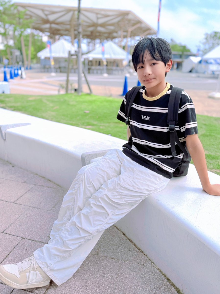 おっはよー！
舞台稽古行ってくるねー٩(ˊᗜˋ*)و

 #役者  #子役  #子役男の子  #舞台稽古