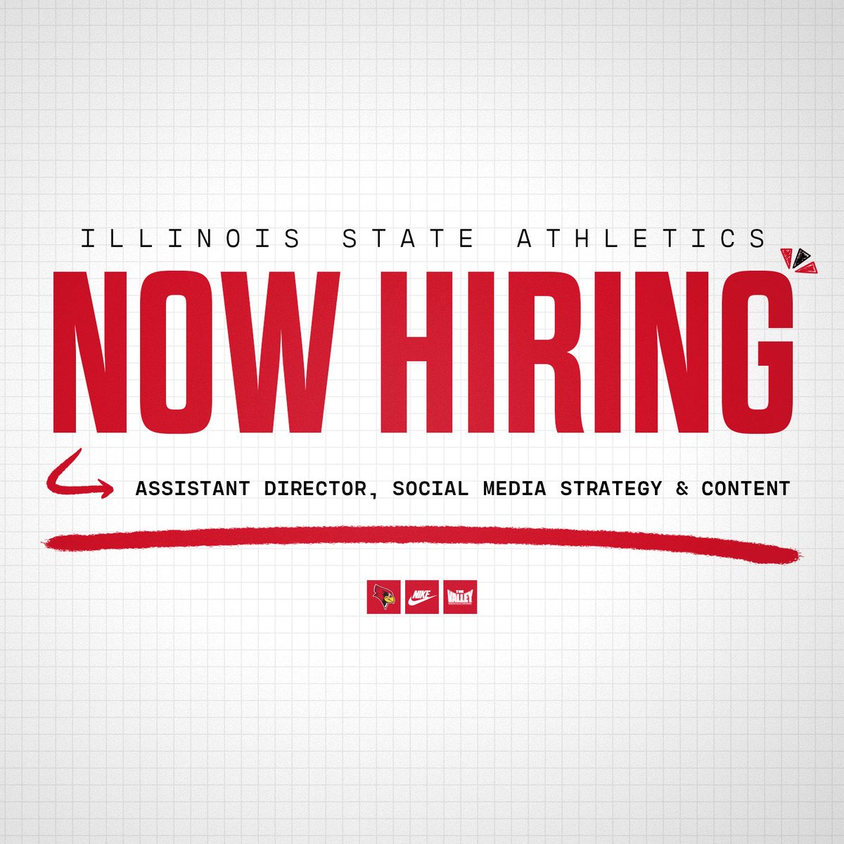 The Illinois State Athletics social media squad is growing🤩

Apply here: jobsearch.illinoisstate.edu/cw/en-us/job/5…