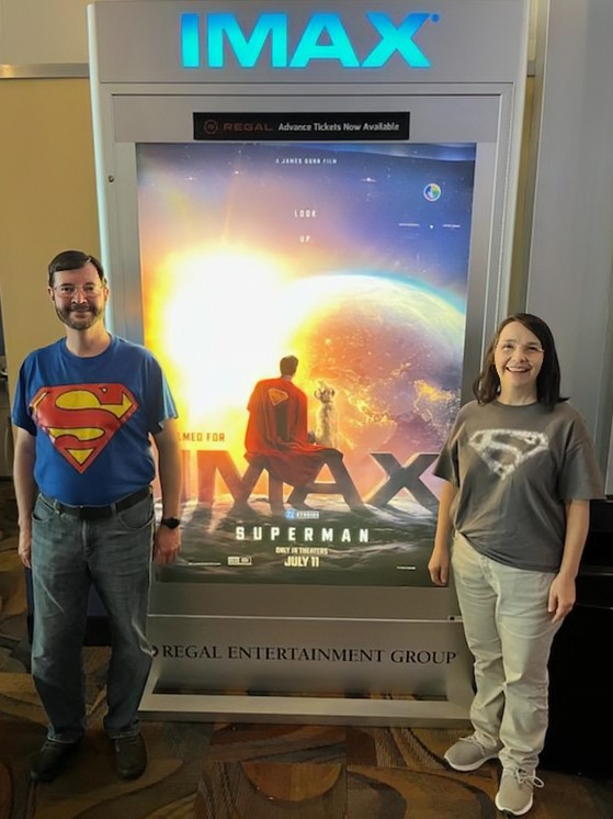 The new #Superman movie is absolutely Super in every way! Honorable, heroic, courageous, selfless, optimistic, compassionate, inspiring, loving, kind, and funny! We loved it from beginning to end and are ready to see it again! 🦸🏻‍♂️