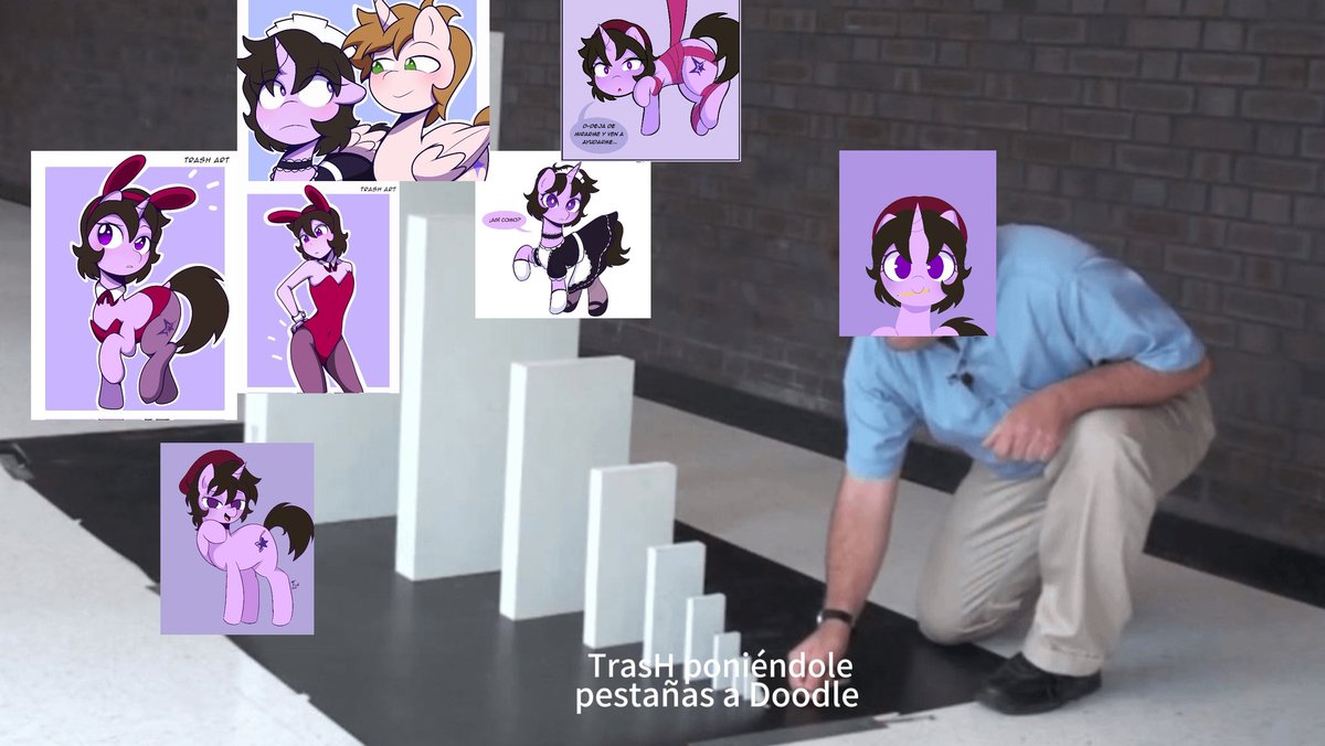 Pensar que Doodle es el más profanado, todo porque Trashito le puso pestañas XD