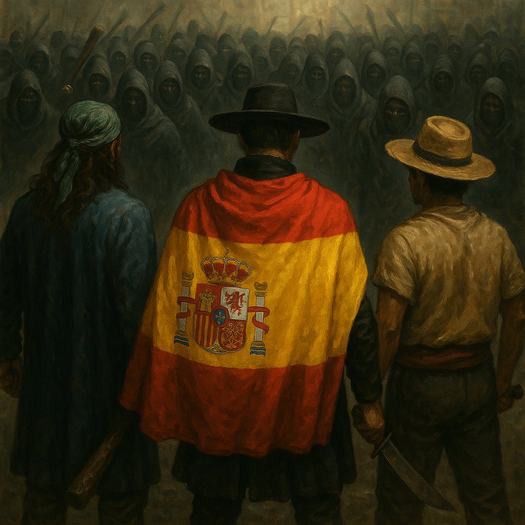 JotaIce's tweet photo. Hoy gitanos, payos y muchos latinos nos unimos contra un enemigo común. Honor Torre Pacheco https://t.co/dEhy71bjIJ