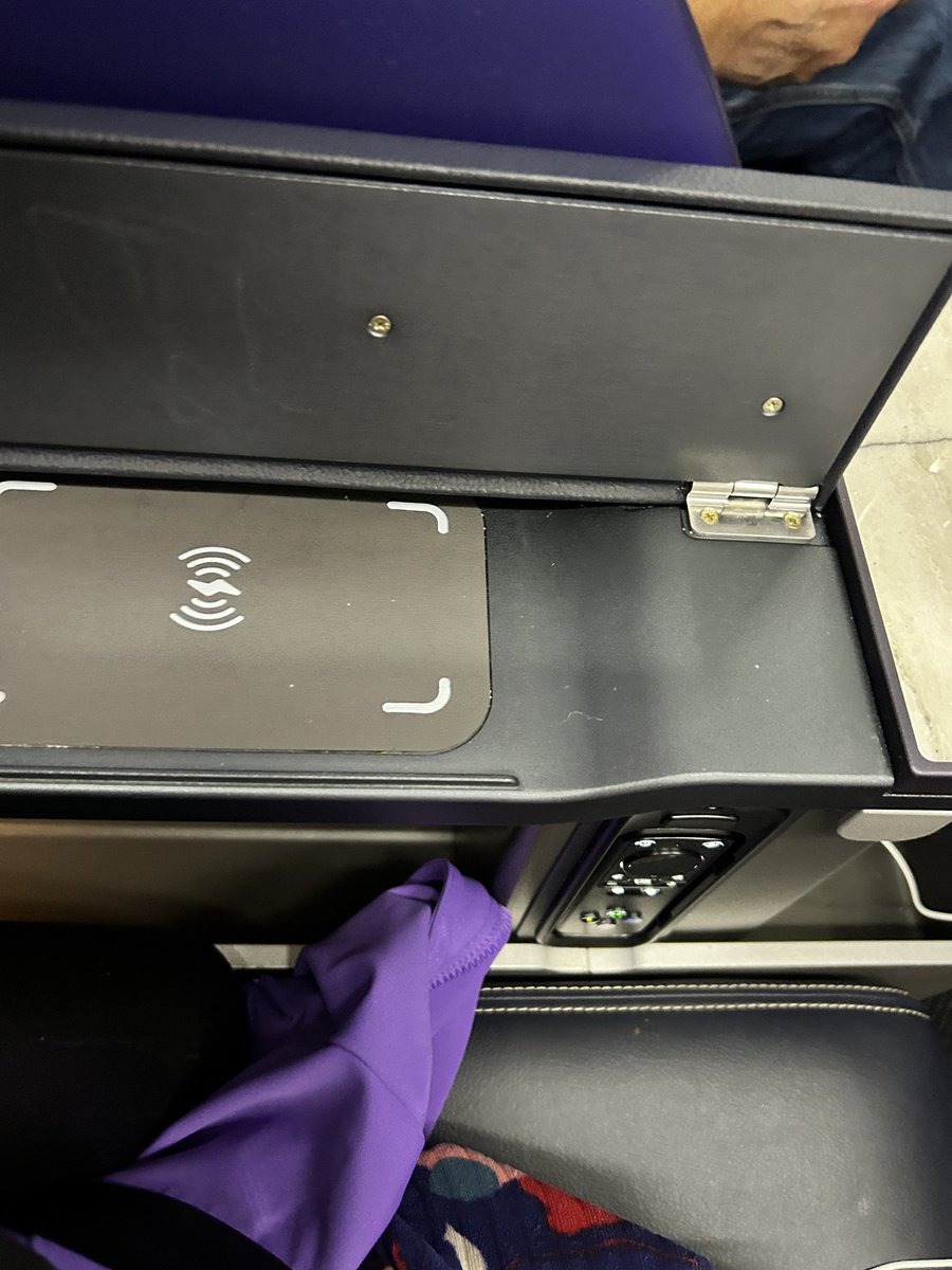 Dr. Kymm Ballard (@kymmballard) on Twitter photo Headed home from quick trip from AFHK Board of Directors Meeting - These brand new <a href="/united/">United Airlines</a> airline planes are nice!
All bluetooth accessible and up to date charging abilities! Headed home from quick trip from AFHK Board of Directors Meeting - These brand new <a href="/united/">United Airlines</a> airline planes are nice!
All bluetooth accessible and up to date charging abilities!