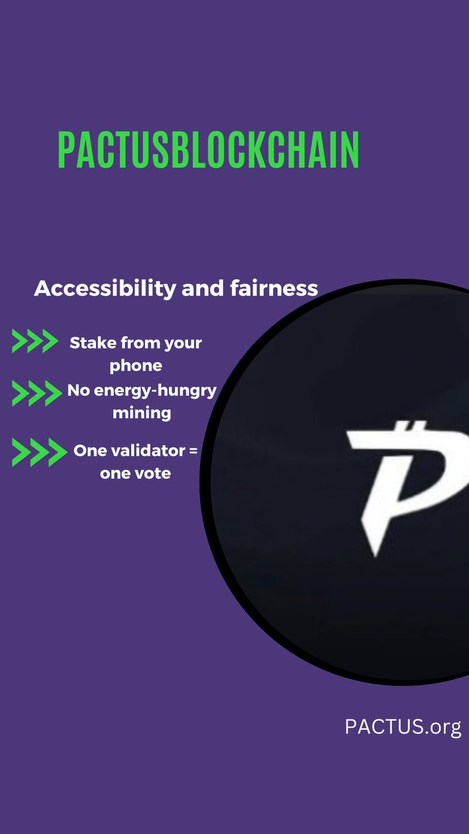 JustusUmoren's tweet image. Pactus isn’t just another blockchain, it’s a revolution in simplicity.

No miners. 

No whales. 

No complex smart contracts.

Just pure PoS, lightweight consensus, and a network built for real people.

It is Web3 for all.

#Pactus #Layer1 #FutureOfBlockchain