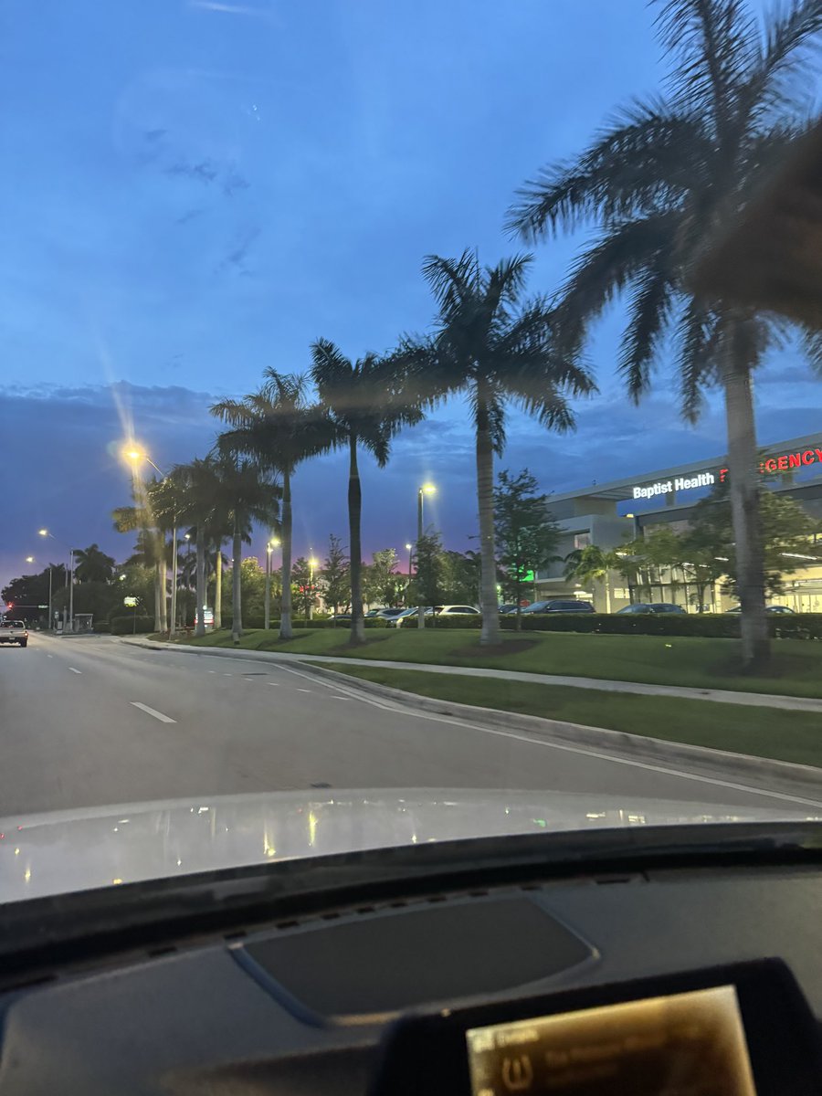 Pulling up to the hospital with a view lolz