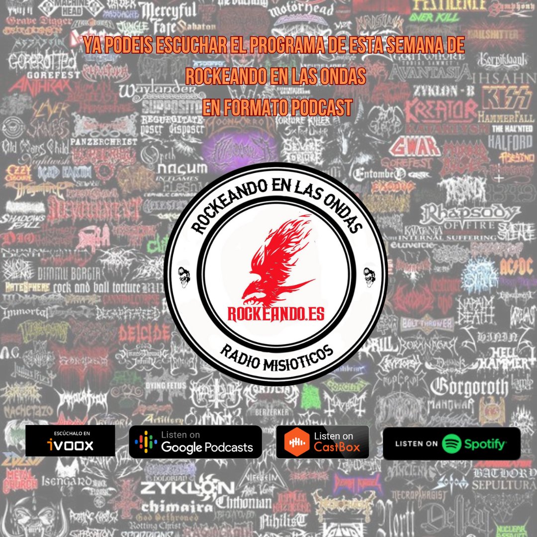 Ya en iVoox el programa 250 de Rockeando en las Ondas

Sonaron:

<a href="/BlackDucados/">Black Ducados</a> Last Minute Customer, Osidados, Los Zurdos, <a href="/Carameloraro0/">Carameloraro</a> <a href="/Fractal_oficial/">Fractal (oficial)</a> Althërego, Vortice Cero, <a href="/vuelo505oficial/">Vuelo 505</a> Inkandescencia

Continua .../...

go.ivoox.com/sq/642731