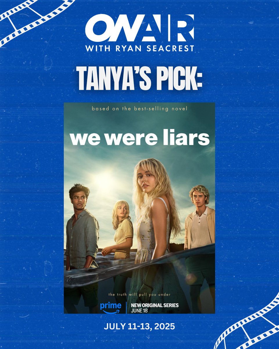 OnAirWithRyan's tweet image. The weekend is here already! What will you be watching?! 📺
