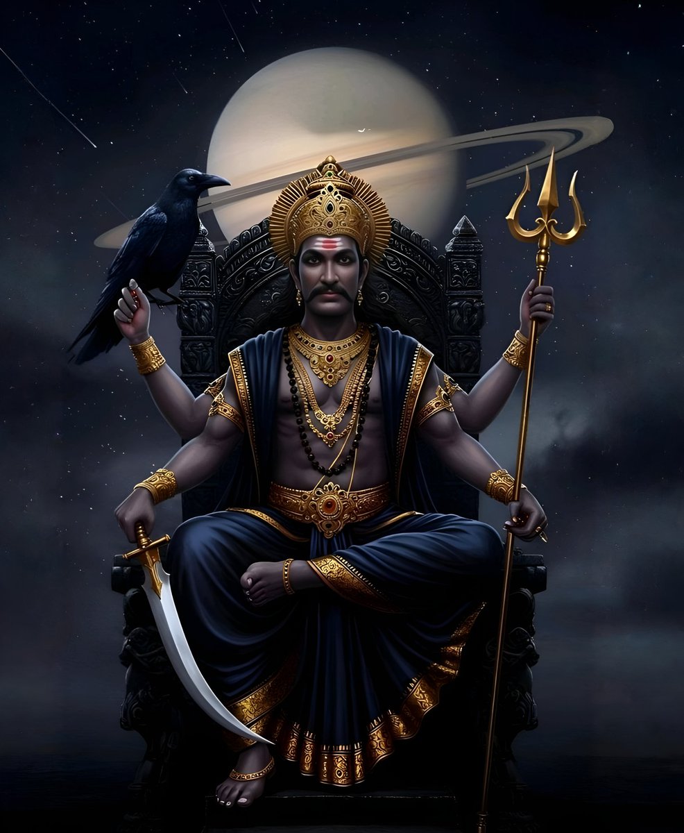 शनि देव की दृष्टि न्याय और कर्म का दर्पण है।
उनकी कृपा से कठिन समय भी अवसर में बदलता है।🪐🙏