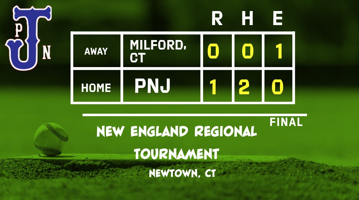 PNJ Senior Ruth (@pnjsrruth) on Twitter photo PNJ WINS!!!! Joe Amaru hurls a perfect game as PNJ opens the 2025 Regional Tournament with a win against Milford, CT. PNJ advances to winners bracket final on Sunday at 10:00 am against TBD <a href="/tgsports/">Worcester T&G Sports</a> PNJ WINS!!!! Joe Amaru hurls a perfect game as PNJ opens the 2025 Regional Tournament with a win against Milford, CT. PNJ advances to winners bracket final on Sunday at 10:00 am against TBD <a href="/tgsports/">Worcester T&G Sports</a>