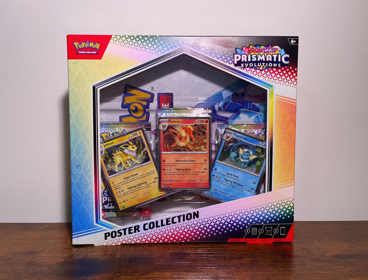 PokéCardsDaily (@pokecardsdaily) on Twitter photo 🎉🚨GIVEAWAY🚨🎉
#PokéCardsDaily sealed givvy!
One lucky winner will receive this Prismatic Evolutions Poster Collection!🤟🏼
How to join:
💎Follow <a href="/PokeCardsDaily/">PokéCardsDaily</a>
♥️ Like
♻️ Repost
⏳WINNER ANNOUNCED July 16th @ 8:00pm EST⏳ 🎉🚨GIVEAWAY🚨🎉
#PokéCardsDaily sealed givvy!
One lucky winner will receive this Prismatic Evolutions Poster Collection!🤟🏼
How to join:
💎Follow <a href="/PokeCardsDaily/">PokéCardsDaily</a>
♥️ Like
♻️ Repost
⏳WINNER ANNOUNCED July 16th @ 8:00pm EST⏳