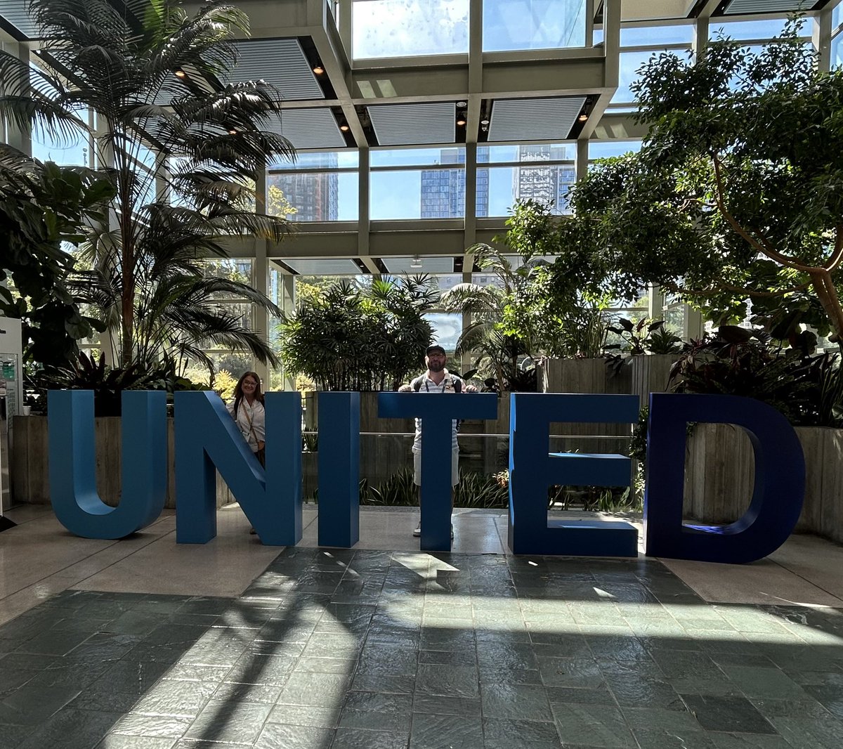 Hodges &amp; Hurst enjoying #NAESP #UNITED #SEATTLE