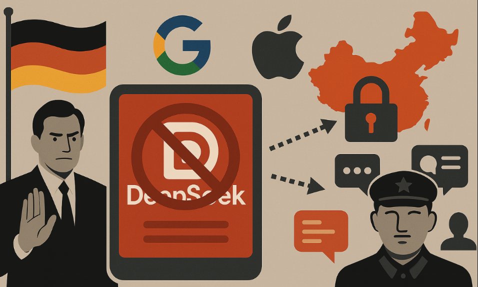 PacketPilot_web's tweet image. 編集長の本日(7/12)のPickUpは、「ドイツのデータ保護当局が、DeepSeekアプリを国内のアプリストアから削除するようAppleとGoogleに要求」というお話し

packet-pilot.net/packet-news/de…

#DeepSeek #PrivacyRisks #Censorship #GDPR #Germany #AppStore #packetnews #ネットワークマガジン #network #packet