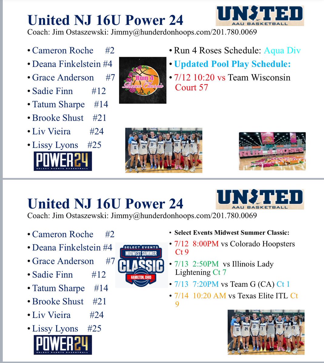 Here is my updated schedule for the rest of Kentucky and Ohio!