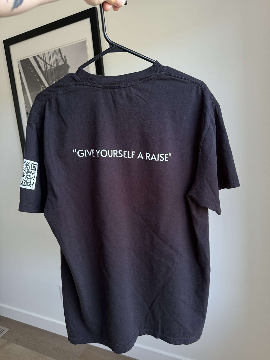 FCFNetwork's tweet image. First $salary T-shirt prototype came in!
What do we think? 🔥 or 🗑️