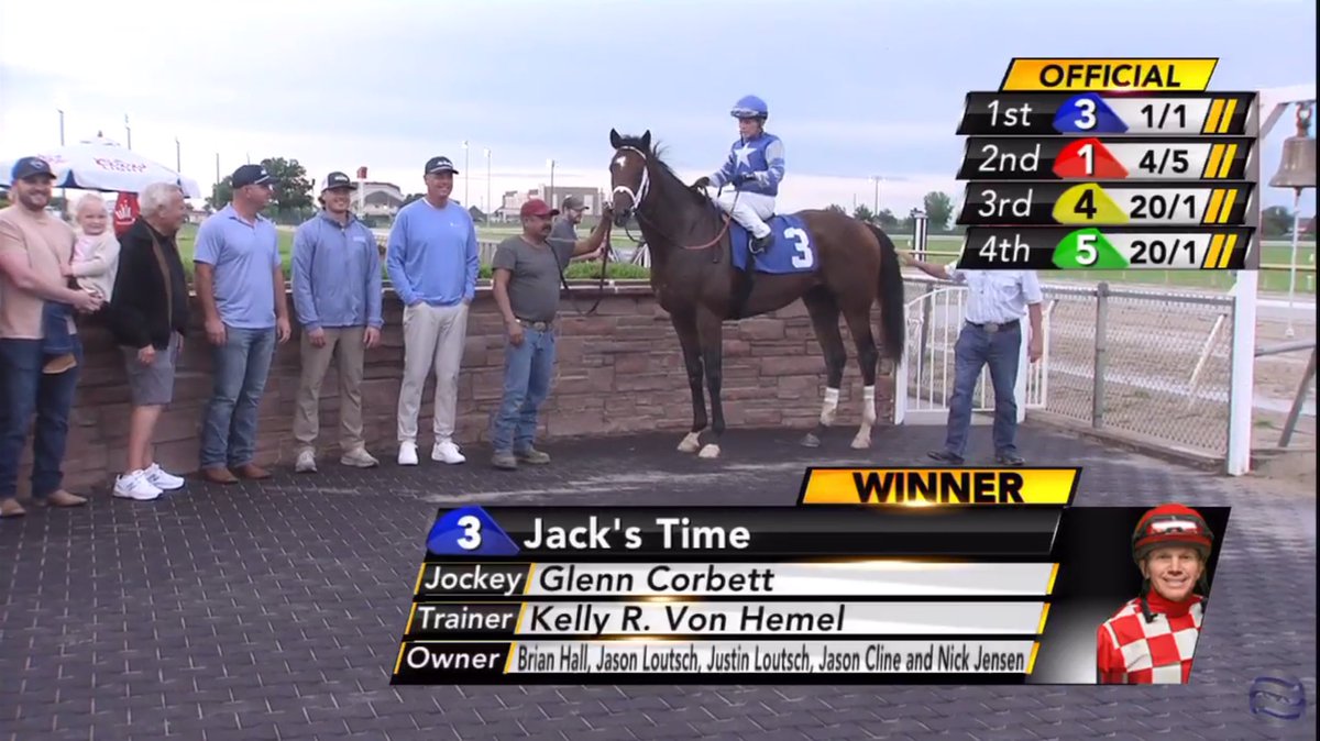 Albaugh Family Stables (@albaughstables) on Twitter photo Back in the Winner’s Circle!! Way to go Jack’s Time #NotThisTime <a href="/prmracing/">Prairie Meadows</a> <a href="/Kvonhemel/">Kelly Von Hemel</a> <a href="/cyfanatic/">Jason Loutsch</a> <a href="/Lou4cy/">Justin Loutsch</a> Back in the Winner’s Circle!! Way to go Jack’s Time #NotThisTime <a href="/prmracing/">Prairie Meadows</a> <a href="/Kvonhemel/">Kelly Von Hemel</a> <a href="/cyfanatic/">Jason Loutsch</a> <a href="/Lou4cy/">Justin Loutsch</a>