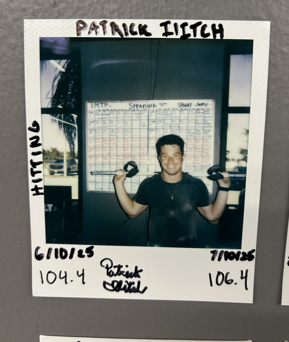 Patrick Ilitch (@patrickil28) on Twitter photo Enjoyed my time training <a href="/DrivelineBB/">Driveline Baseball</a>โs Tampa facility. Set the facility record in the ISO Mid Thigh Pull and PRโd in exit velo. Canโt wait to get back! <a href="/TravisFitta/">Travis Fitta</a> <a href="/Justin_Sartori/">Justin Sartori</a> <a href="/tykoz15/">Tyler Kozlowski</a> Enjoyed my time training <a href="/DrivelineBB/">Driveline Baseball</a>โs Tampa facility. Set the facility record in the ISO Mid Thigh Pull and PRโd in exit velo. Canโt wait to get back! <a href="/TravisFitta/">Travis Fitta</a> <a href="/Justin_Sartori/">Justin Sartori</a> <a href="/tykoz15/">Tyler Kozlowski</a>