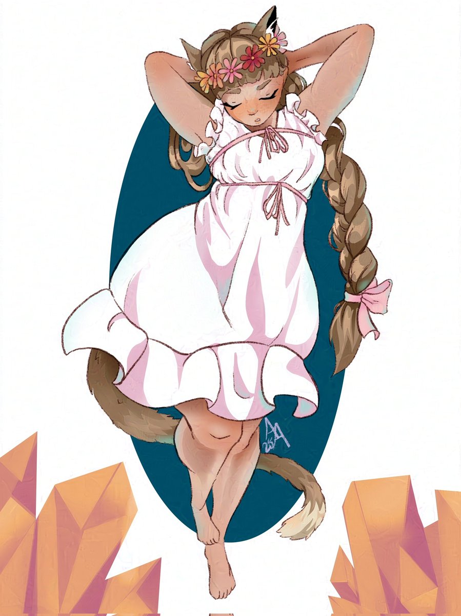 #artfight attack number 5, marking a quarter of the way to my goal! I absolutely adored working on this art of Katie Mara, character by Pheonyx on AF ❤️🌼 #digitalart