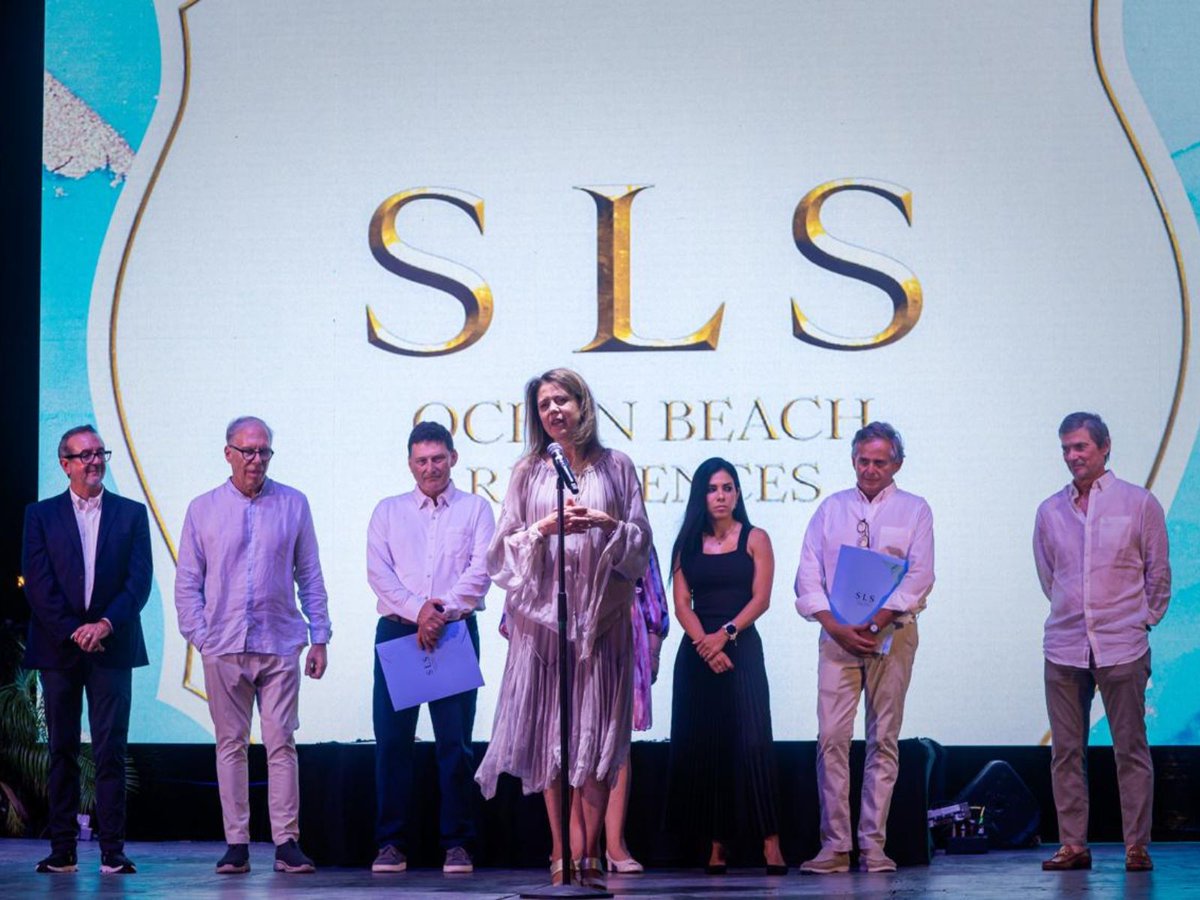 InmobiliaMexico's tweet photo. El 1º de julio, Inmobilia, Related Group, Ucalli, Grupo Hotelero Santa Fe y SLS Residences celebraron la presentación oficial de SLS Ocean Beach Residences, la quinta torre del exitoso conjunto SLS Cancún. Un evento que reunió a directivos, arquitectos, aliados y autoridades. https://t.co/XHj1M0yHWD