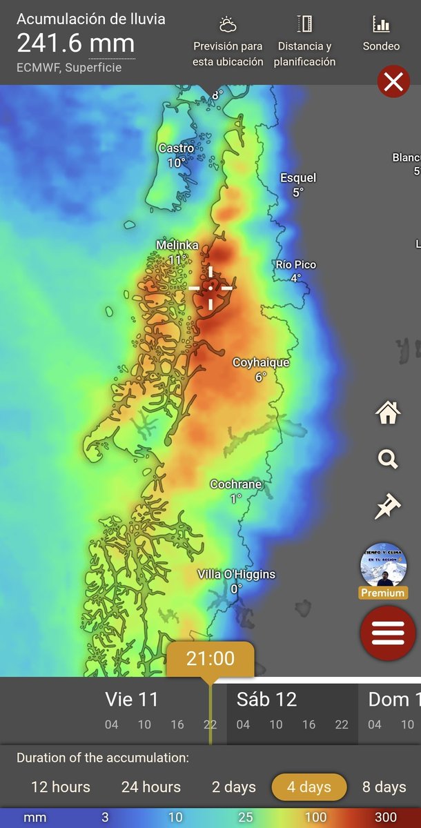 EdoWeatherman's tweet image. Alerta próximas horas.
Intensas lluvias afectarán la zona austral con isoterma elevada, lo que puede causar complicaciones.
La región de Aysén tendrá sectores que pueden superar los 100-150 mm este fin de semana.