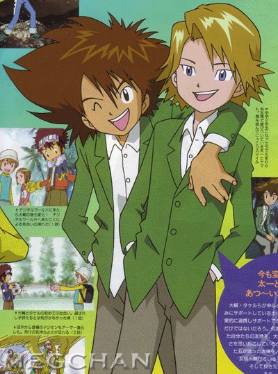 KotW94's tweet image. ❌️ Mito: Yamato le robó la novia a Taichi
✅️ Realidad: Sora le robó el novio a Taichi