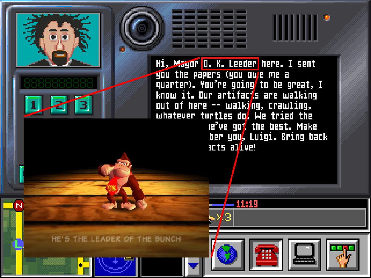 JimmyDPooper's tweet image. Mario Is Missing! (1993)