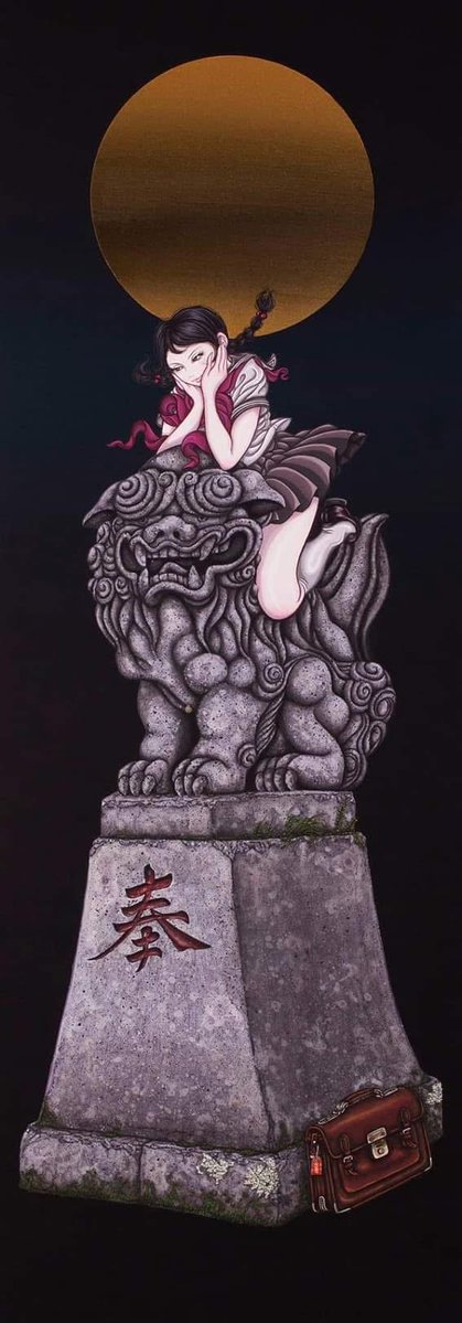 yujimoriguchi's tweet image. お座り(阿) ~ a ~
850mm × 300mm
acrylic gouache, gesso base, panel canvas.
2016
お座り(吽) ~ hum ~
850mm × 300mm
acrylic gouache, gesso base, panel canvas.
2016
#YujiMoriguchi