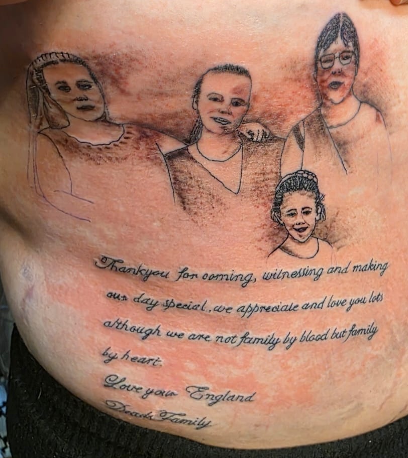 deadssandra (@deadssandra) on Twitter photo The wife of <a href="/Ms_Morbid_vG/">MorbidMisstress</a> did the wedding photo as tatoo.
I just dont know how to react! As not only emotes but also the real me is tatood. 🤯❤️
We are family we are friends we love you ❤️
Not sisters by blood but sisters by heart ❤️ The wife of <a href="/Ms_Morbid_vG/">MorbidMisstress</a> did the wedding photo as tatoo.
I just dont know how to react! As not only emotes but also the real me is tatood. 🤯❤️
We are family we are friends we love you ❤️
Not sisters by blood but sisters by heart ❤️