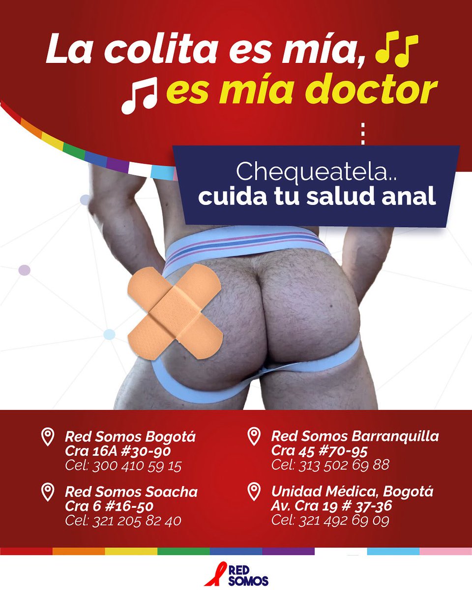 redsomos's tweet image. Cuida tu salud anal 🍑 agéndate en 📞 3004105915