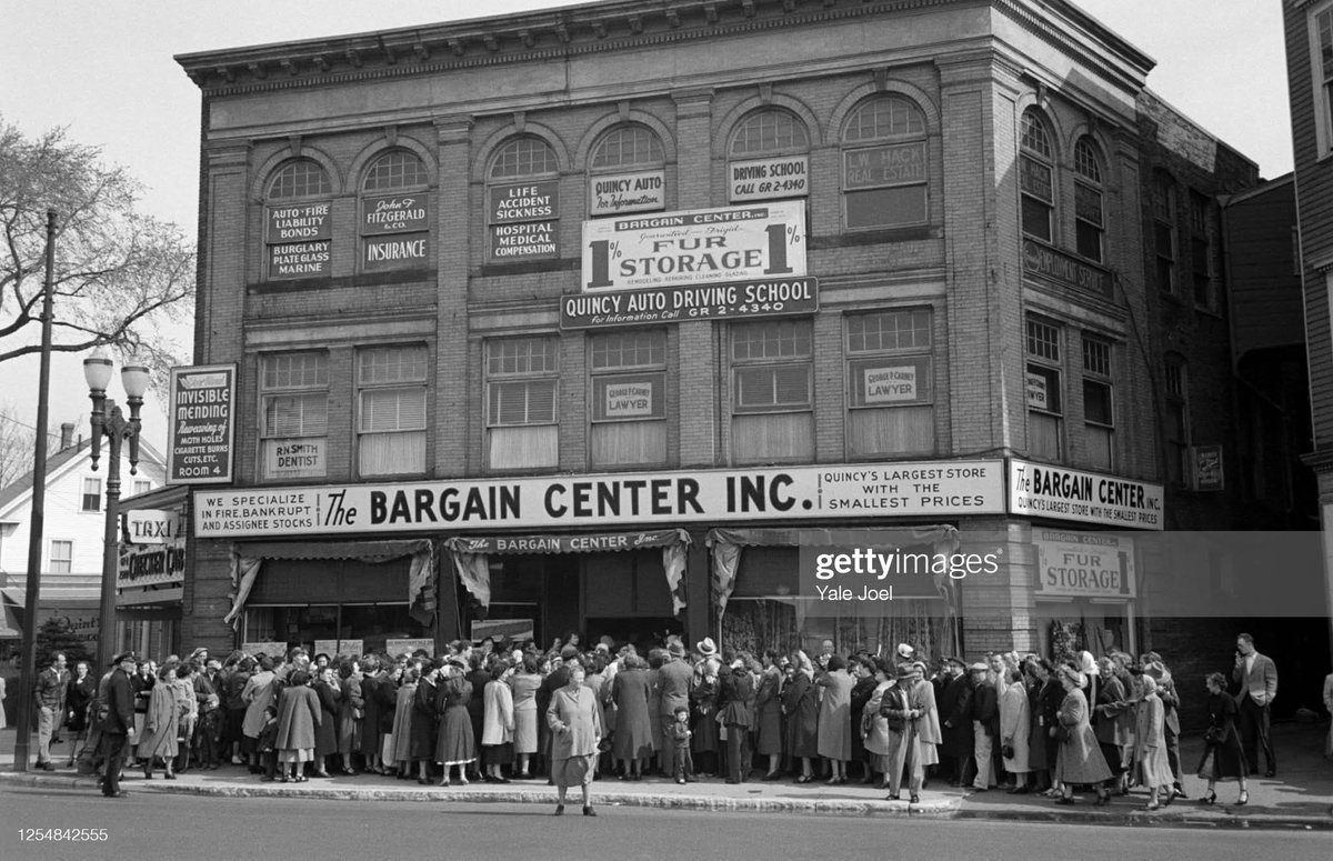 The Bargain Center - Quincy MA 1951