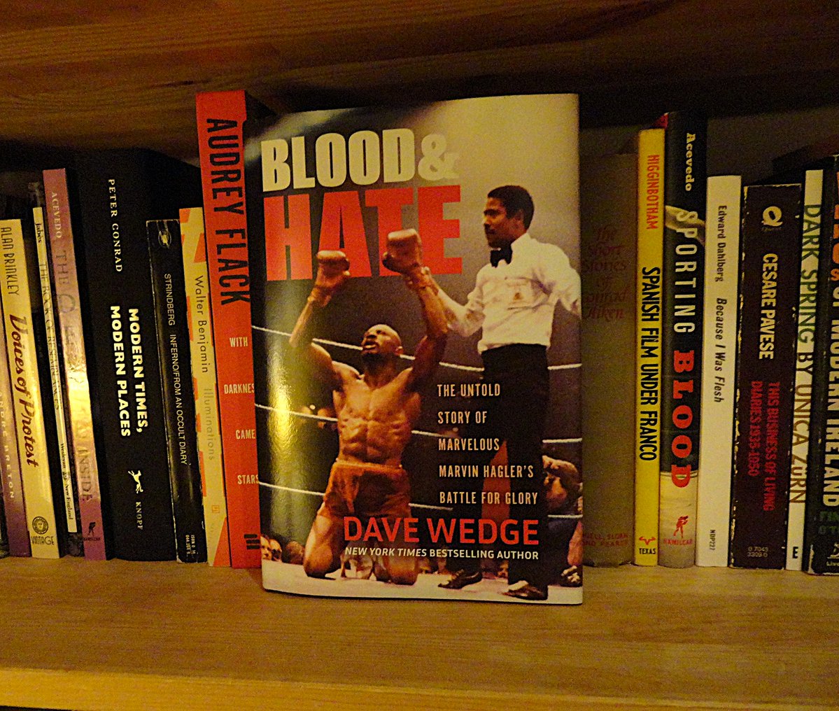 cruelestsport's tweet image. Recently received: Blood & Hate—the inspiring story of Marvelous Marvin Hagler and his struggle to reach the top. By @DaveWedge. Published by @HamilcarPubs. #books #boxing #marvelousmarvinhagler