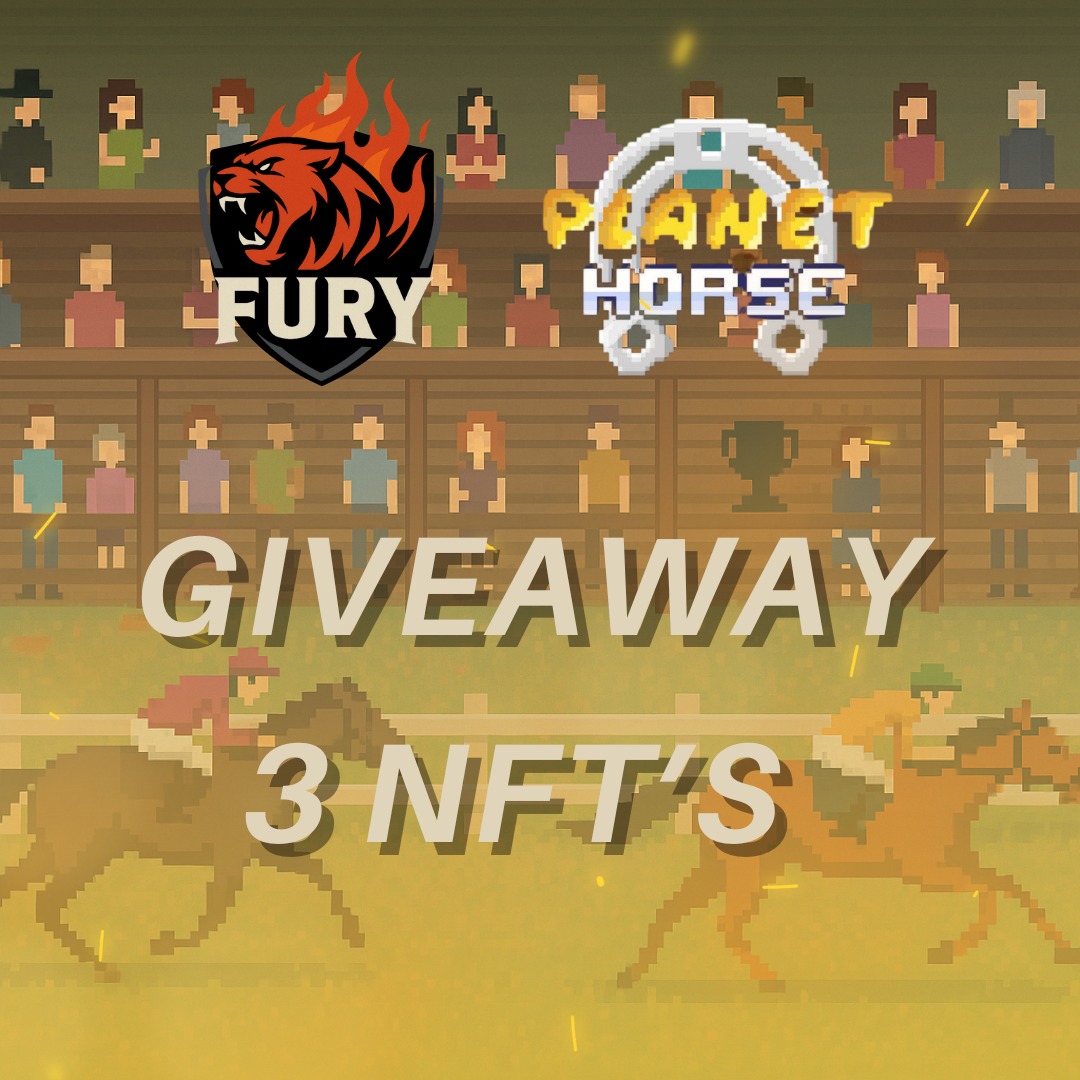 Fury Gaming Guild (@guildfury) on Twitter photo 🚨Giveaway of 3 NFTs from the <a href="/PlanetHorseGame/">Planet Horse</a> project on <a href="/Ronin_Network/">Ronin</a> 🚨
🏆 How to enter:
1️⃣Follow <a href="/GuildFury/">Fury Gaming Guild</a> and <a href="/PlanetHorseGame/">Planet Horse</a>
2️⃣Like & retweet this post
3️⃣Tag 2 friends
4️⃣Drop your wallet in the comments
⏳The giveaway ends in 48 hours! 🚨Giveaway of 3 NFTs from the <a href="/PlanetHorseGame/">Planet Horse</a> project on <a href="/Ronin_Network/">Ronin</a> 🚨
🏆 How to enter:
1️⃣Follow <a href="/GuildFury/">Fury Gaming Guild</a> and <a href="/PlanetHorseGame/">Planet Horse</a>
2️⃣Like & retweet this post
3️⃣Tag 2 friends
4️⃣Drop your wallet in the comments
⏳The giveaway ends in 48 hours!