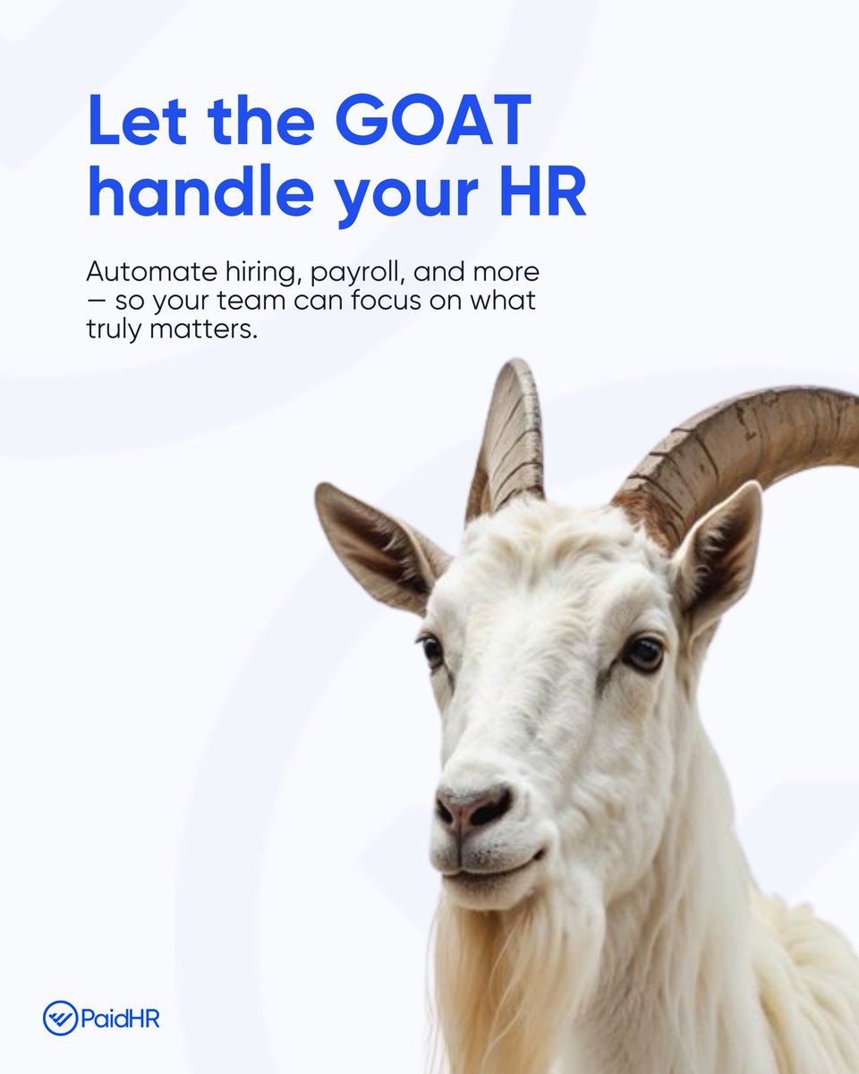 TheNuelSam's tweet image. Here's Day 5 #Tarius5daysChallenge
Creative ad design for @GetPaidHR. A platform that simplifies your entire HR process from hire to exit, on one central dashboard.
Essentially, They take the stress out of HR — if you let them. And, I could do the same for your designs.
Deal?
