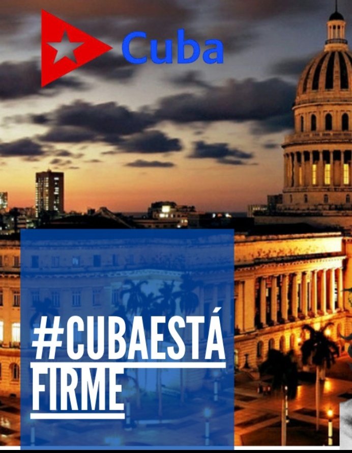 <a href="/DefendiendoCuba/">Defendiendo Cuba</a> <a href="/DeZurdaTeam_/">DeZurdaTeam 📳</a> <a href="/ElNecio_Cuba/">El Necio</a> <a href="/EVilluendasC/">Enrique Villuendas</a> <a href="/FrankCuba2022/">Frank Rodríguez Pérez</a> <a href="/GHNordelo5/">Gerardo Hdez. Nordelo</a> <a href="/IzquierdaUnid15/">Izquierda Latina 💪</a> <a href="/Latido_Izquierd/">Latido Izquierdo</a> <a href="/PieEnElEstribo2/">Con El Pie En El Estribo 2</a> <a href="/Reylope13/">Rey Lopez</a> <a href="/Vicente73977721/">Vicente Leal 🇨🇺🇵🇸🇧🇷🇻🇪🇳🇮</a> #CubaEstáFirme 
#CubaVencerá