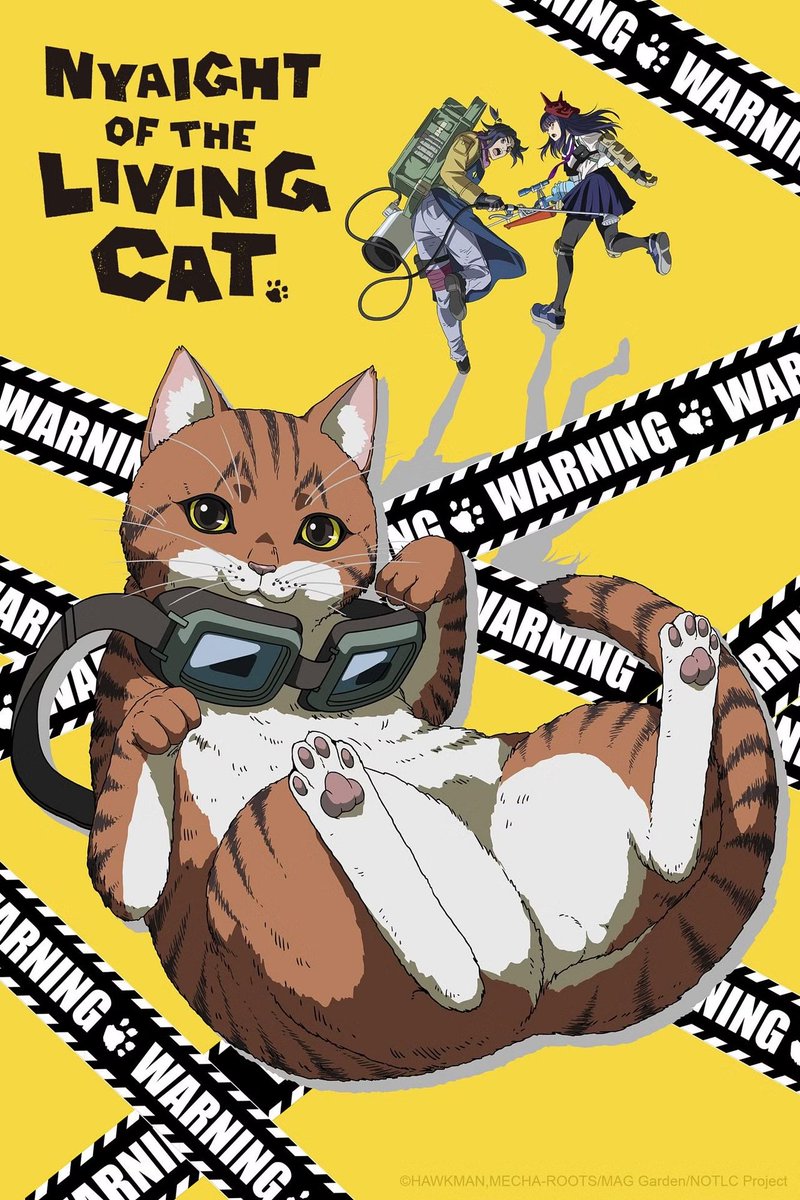 WhatDoYouSayAni's tweet image. Nyaight of the Living Cat might have the production budget of my middle school allowance, but that was a hilarious first episode. Im glad they are treating the story as 100% deadass serious