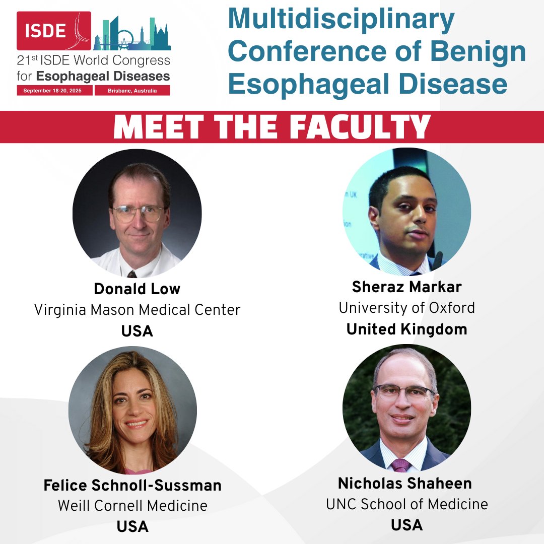 ISDE_net's tweet image. From achalasia to GERD, complex cases find clarity here. This session brings together global experts for a collaborative look at benign esophageal disease because the best outcomes start with shared insight. #ISDE2025 #EsophagealDisease #UpperGI #Esophagus