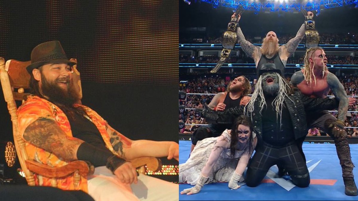SmackWrestling's tweet image. Bray Wyatt está mirando desde el cielo. ⭕️ 🤍
#WyattSicks #SmackDown