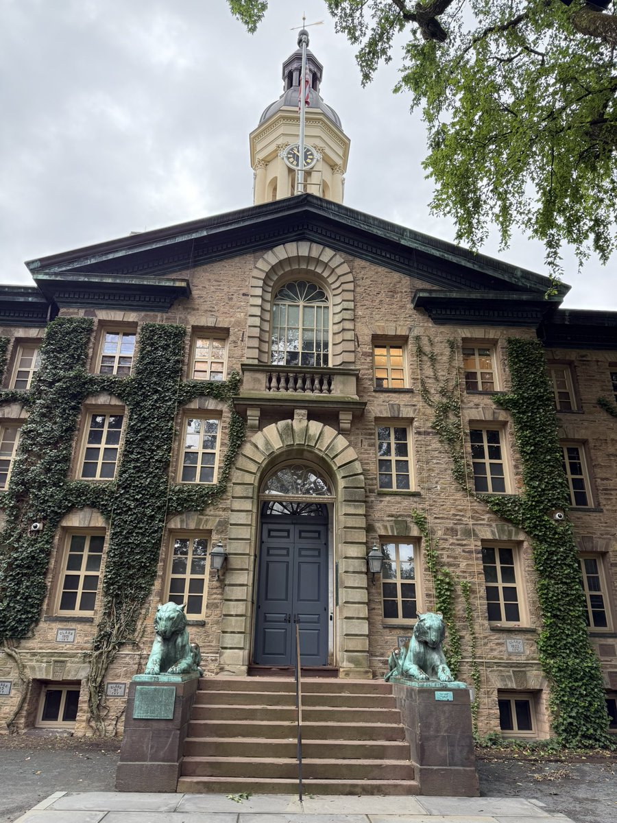 Cody_D_Miller's tweet image. I got into Princeton! Well…I got into the buildings on campus. Huge thanks to the team at Princeton for showing me around today. The history here is incredible — from hosting the Continental Congress to leading NJ’s AI Hub and partnering with community colleges. Truly inspiring.…