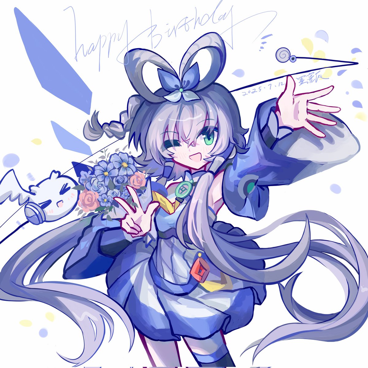 mohuanchen's tweet image. #洛天依 #VOCALOID 
小洛十三周年生日快乐！