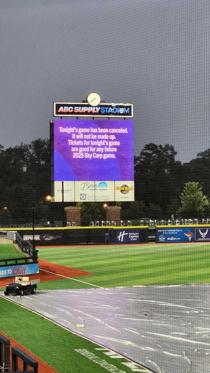 baseballmapper's tweet image. Real sadness is a canceled baseball game that has no hope of ever being made up...😔