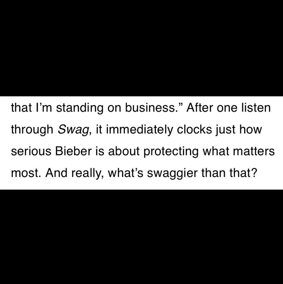 ジャスティン・ビーバー Instagramにメッセージを投稿✍🏻 ＼ 「僕は本気で取り組んでるんだってこと。  アルバム『Swag』を一度聴けば、僕が大切なものを守ることにどれだけ真剣かってことがすぐに分かるはず。  そして本当に、それ以上にスワッグな（イケてる）ことって ...
