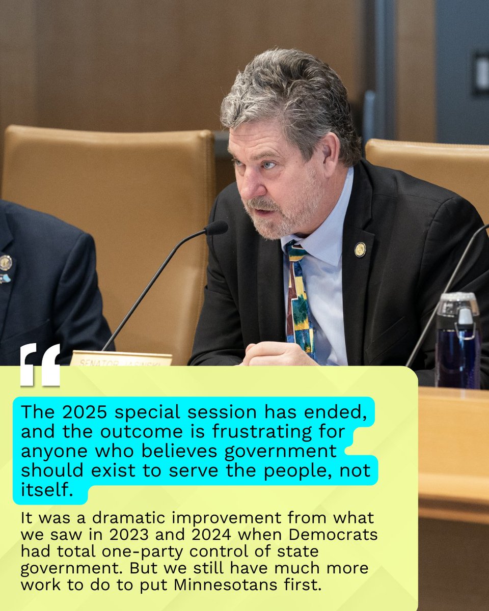 With a $6 billion deficit on the horizon, the new state budget protects government bureaucracy while asking vulnerable families and seniors to shoulder the sacrifice.

That is the exact opposite of putting Minnesotans first.