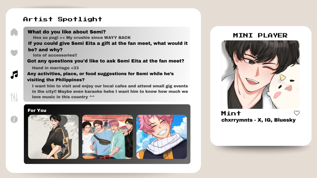 semieitacse's tweet image. ☆ Artist Spotlight: Mint
Dim the lights and cue the flair, our next artist takes center stage! @chxrrymnts will capture Semi in rare backstage moments where the lights haven’t yet hit… but the heat of the show still burns! ☆
#SetTheStageSemiCSE
